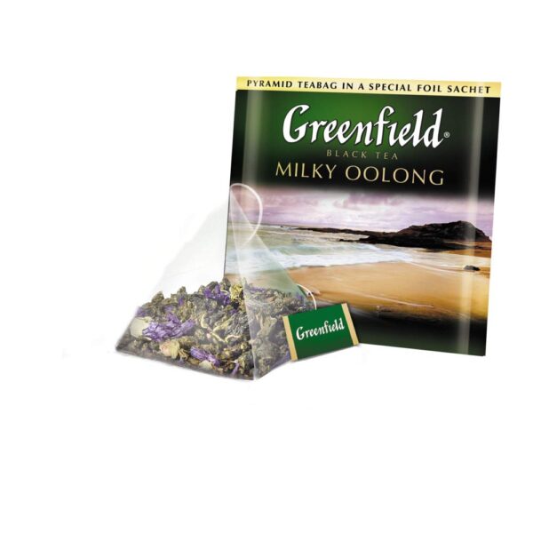 Greenfield milky oolong Black Tea pyramid bag