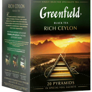 Greenfield rich ceylon black Tea 20 pyramid bag