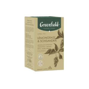 Greenfield lemongrass & schisandra herbal Tea 20 pyramid bag