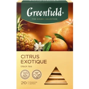 Greenfield citrus exotique black Tea 20 pyramid bag